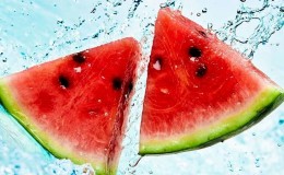 What is the calorie content of watermelon, and how is it beneficial for the human body?
