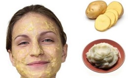 Amazing effect of raw potato face mask