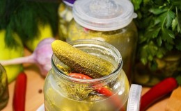 The best recipes for cold pickling cucumbers under a nylon lid