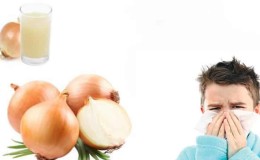 How to use onions to treat runny nose and nasal congestion in adults