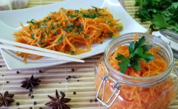 How to deliciously prepare carrots in Korean style for the winter in jars
