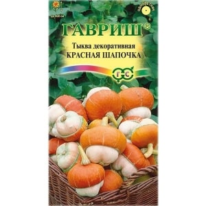 What does the decorative turban-shaped pumpkin Red Riding Hood look like and why grow it?