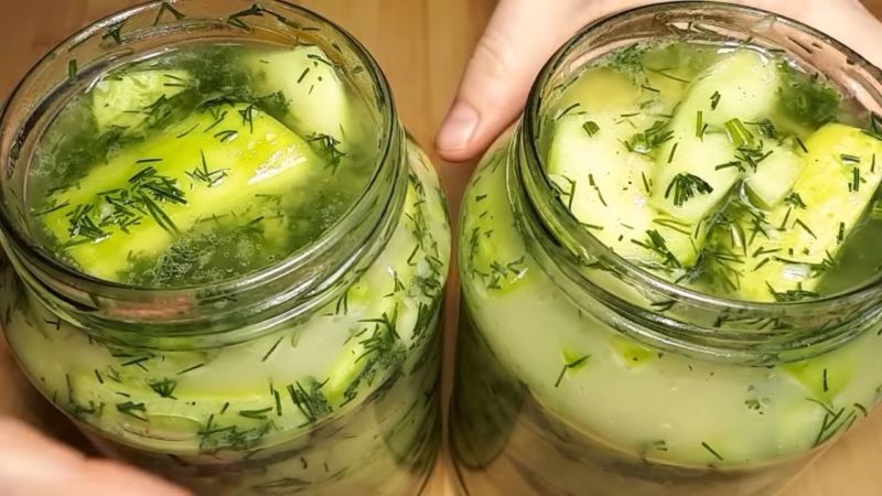 How to cook canned zucchini for the winter without sterilization: the best recipes and recommendations for twists