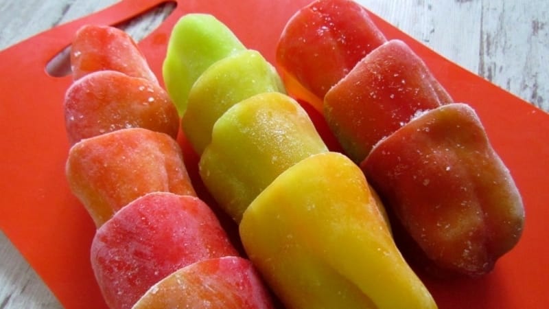 How to freeze bell peppers for the winter: making healthy preparations for delicious dishes