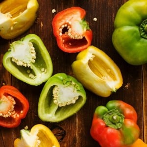 What vitamins are in bell peppers and how are they good for the body?