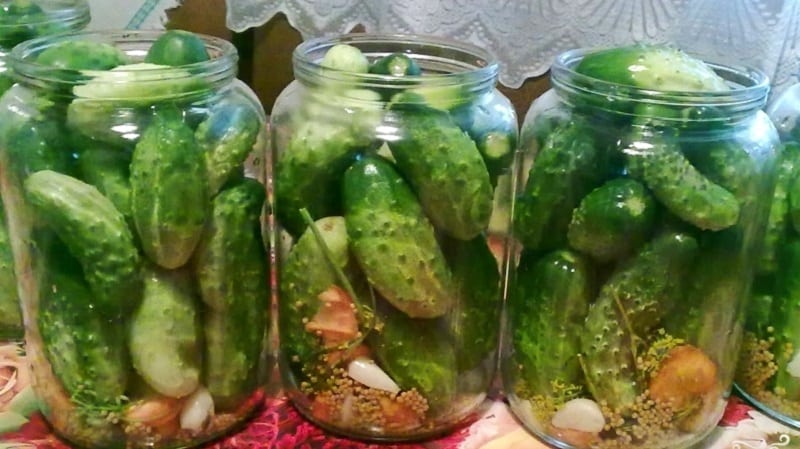How to prepare fragrant and crispy cucumbers with mustard for the winter