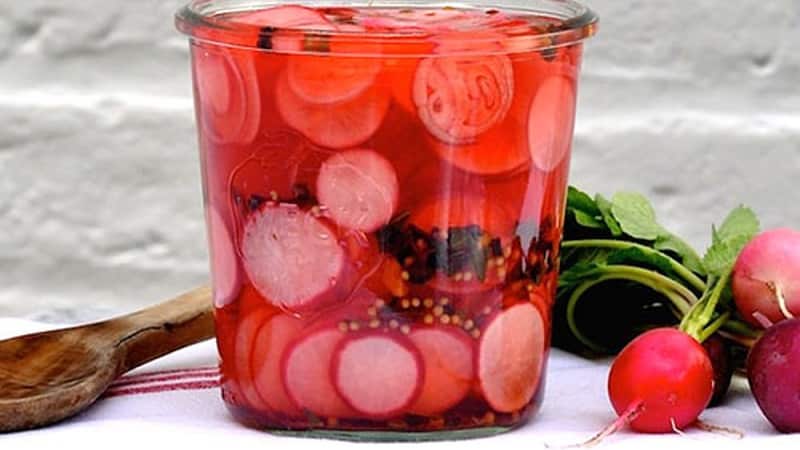 We prepare radishes for the winter by freezing and other methods.