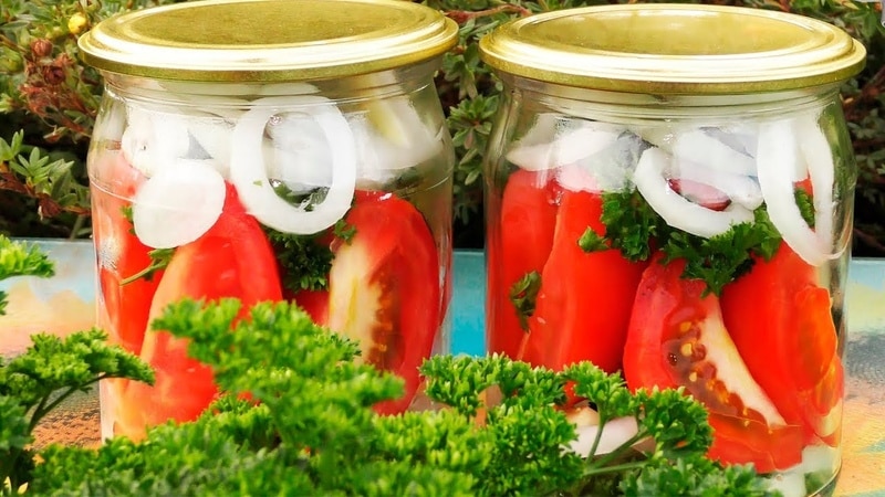 How to cook tomatoes in slices for the winter: a selection of the best recipes for preserving tomato slices