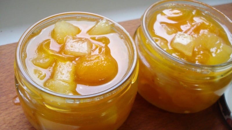 How to make delicious jam from unripe melon for the winter