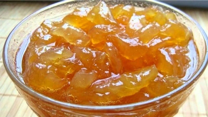 How to make delicious jam from unripe melon for the winter