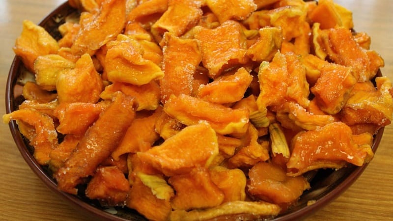 Healthy snacks at home: how to dry pumpkin in an electric dryer correctly and what you can eat it with