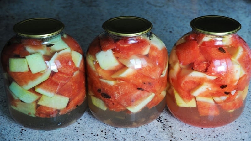 How to prepare delicious watermelons with aspirin in jars for the winter