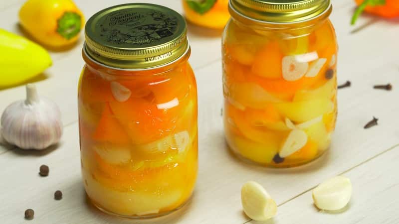 The most delicious and simple recipes for pickled peppers for the winter without sterilizing the jars