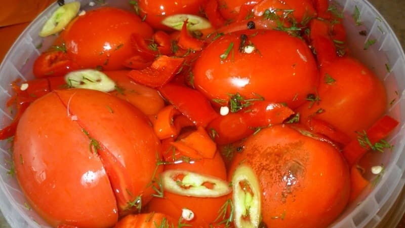 The most delicious and simple recipes for pickling tomatoes in a bucket: making excellent preparations for the winter