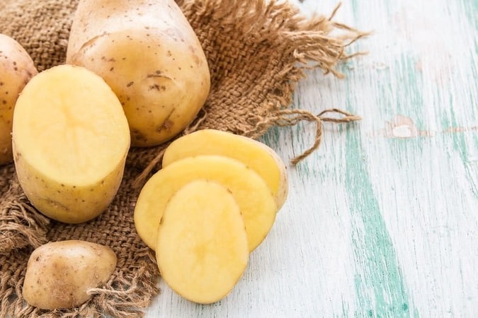 Amazing effect of raw potato face mask