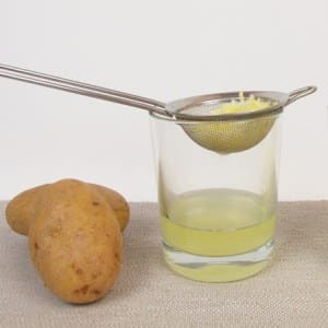 What are the benefits of potato juice for hair and how to use it correctly