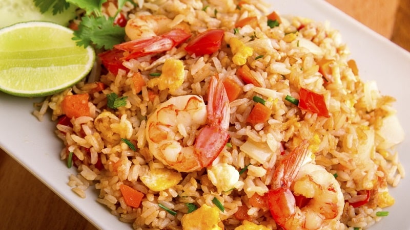 Calorie content and nutritional value of boiled rice