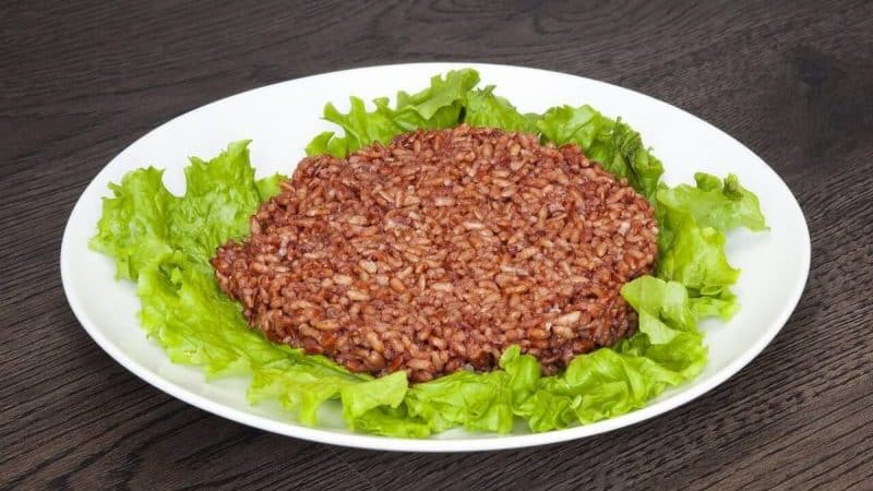 Calorie content and beneficial properties of Ruby rice
