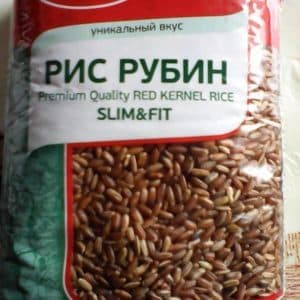 Calorie content and beneficial properties of Ruby rice