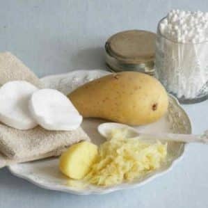 The most effective recipes for potato eye masks