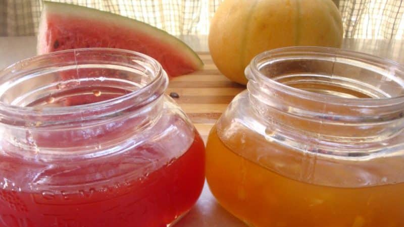 How to make simple and tasty watermelon and melon jam