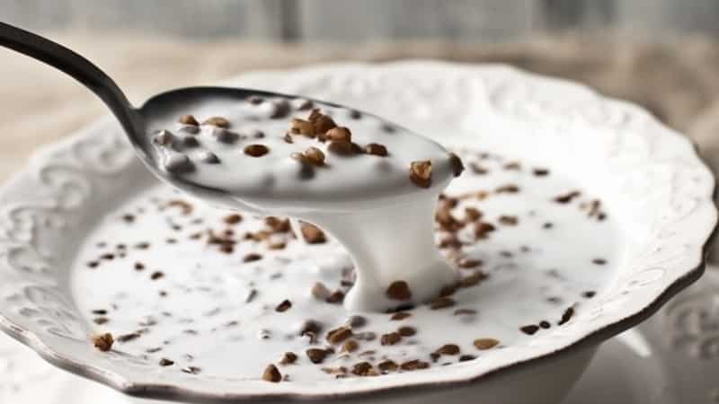 The benefits of eating buckwheat with kefir on an empty stomach in the morning