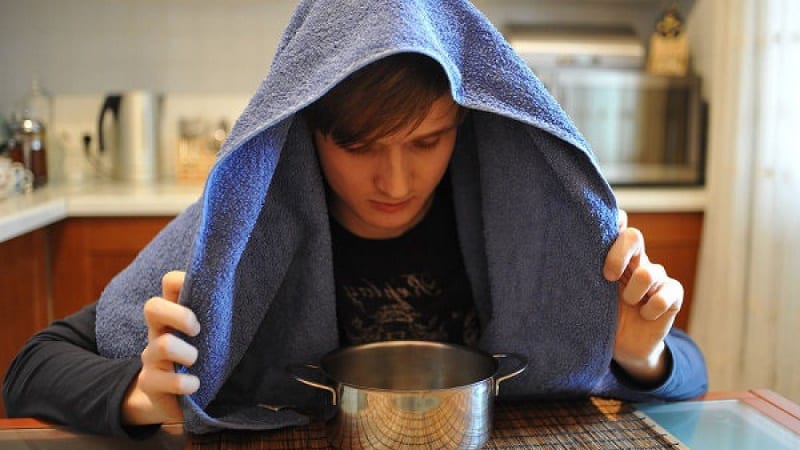 How to breathe correctly over potatoes with sinusitis and is it possible to do it?