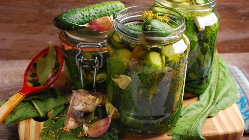 The most delicious recipes for sweet cucumbers for the winter per liter jar