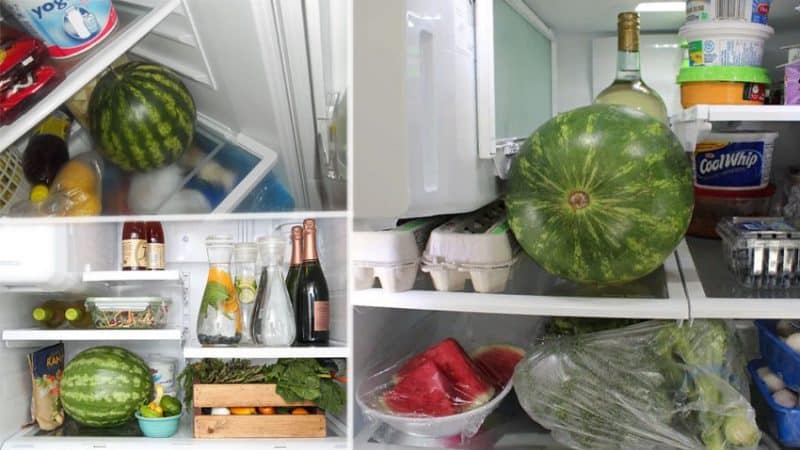 Preserving watermelon until the New Year at home