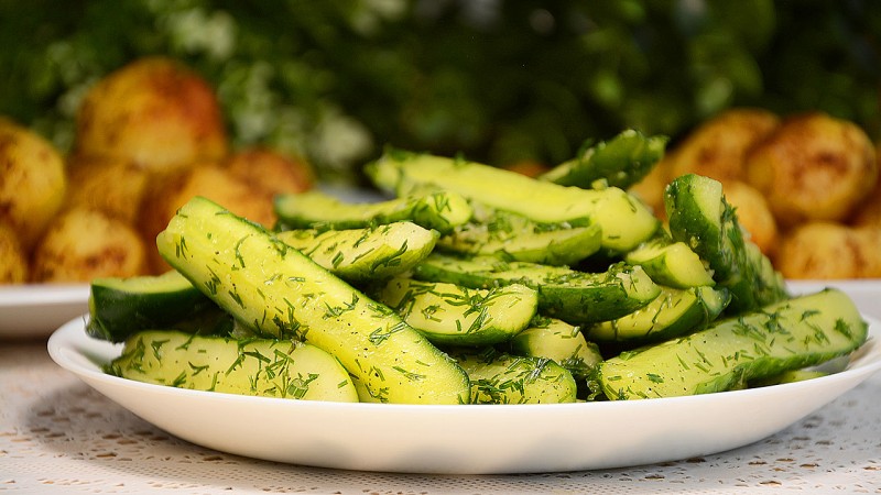 Delicious crispy lightly salted cucumbers: how to cook with cold brine
