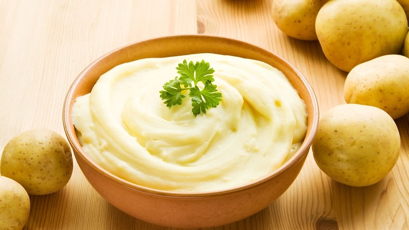 The ideal potato variety for mashed potatoes
