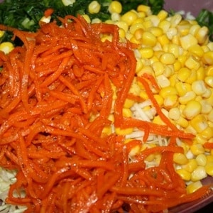 What is the calorie content of Korean carrots and can you eat them while losing weight?