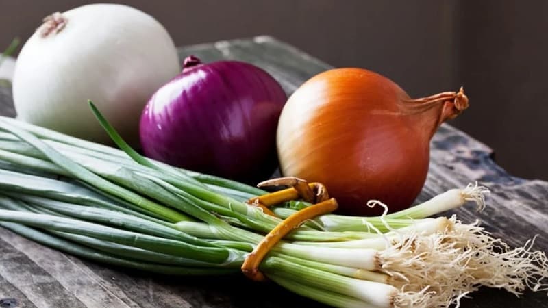 What types of onions are there, their characteristics, and which variety is best suited for long-term storage