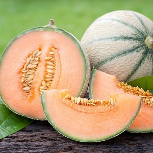 Why is the melon pink inside and is it possible to eat it?