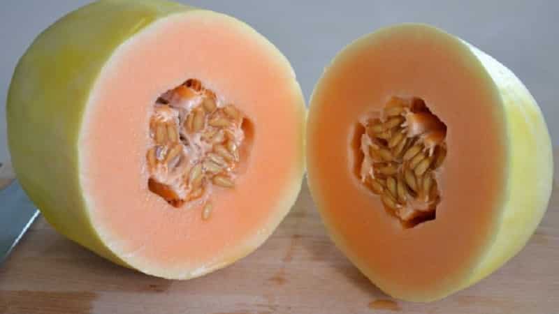 Why is the melon pink inside and is it possible to eat it?