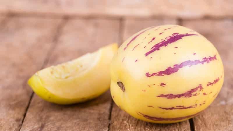 Why is the melon pink inside and is it possible to eat it?