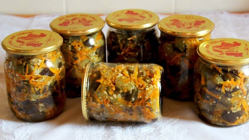 Amazingly delicious eggplant recipes without sterilization