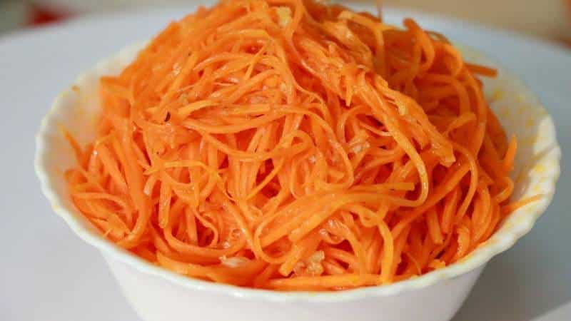 How to store Korean carrots in the refrigerator and for how long