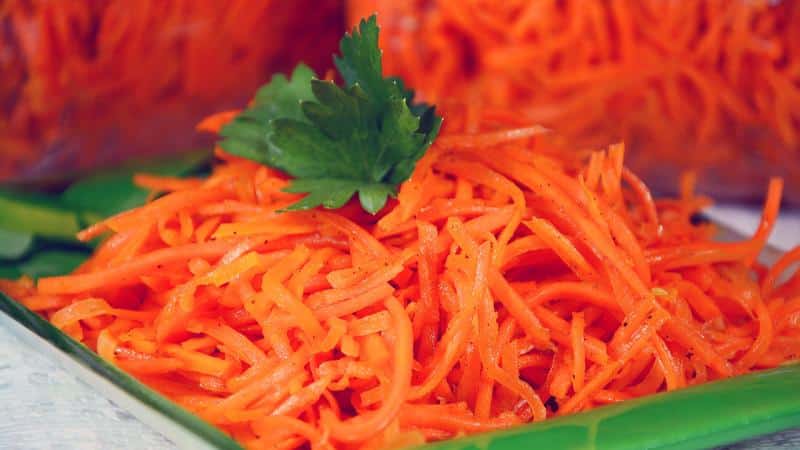 How to store Korean carrots in the refrigerator and for how long
