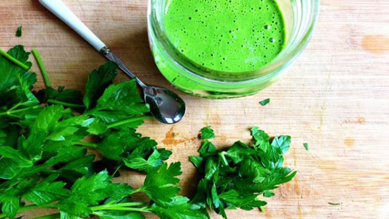 How to use parsley for swelling