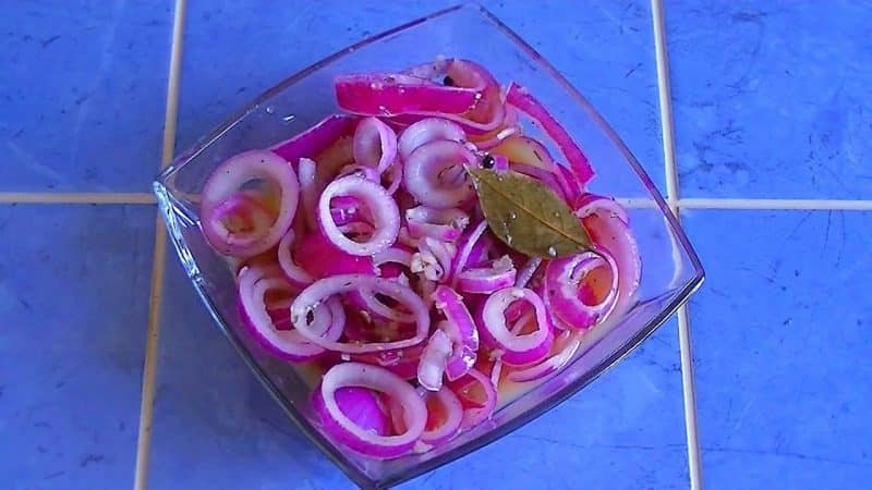 Best recipes: how to pickle red onions
