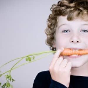 Calorie content of carrots and can you eat them at night