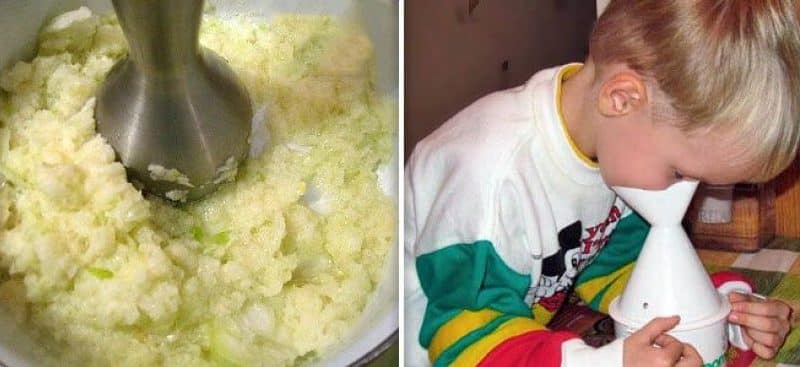 How to use onions to treat runny nose and nasal congestion in adults
