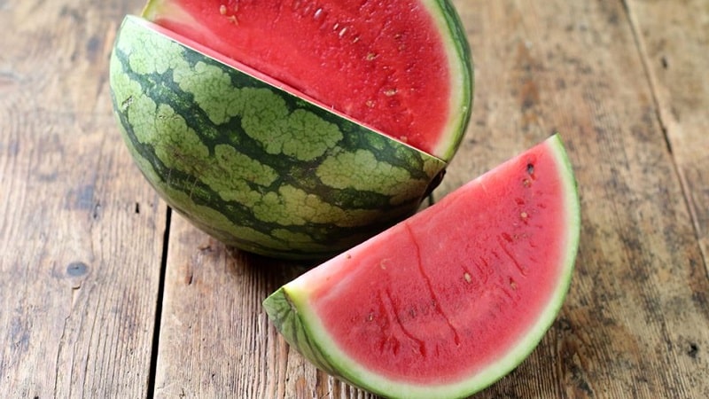 Is it possible to eat pink watermelon and why is it like that?