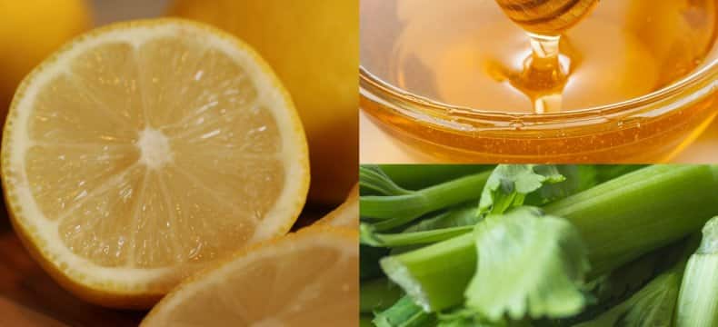 Beneficial properties of a medicinal mixture based on honey, lemon and celery root