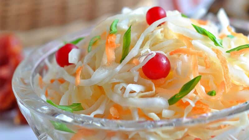 Cooking technology and best recipes for sauerkraut with sugar
