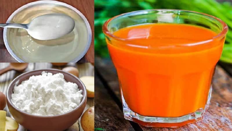 How much starch is in carrots?