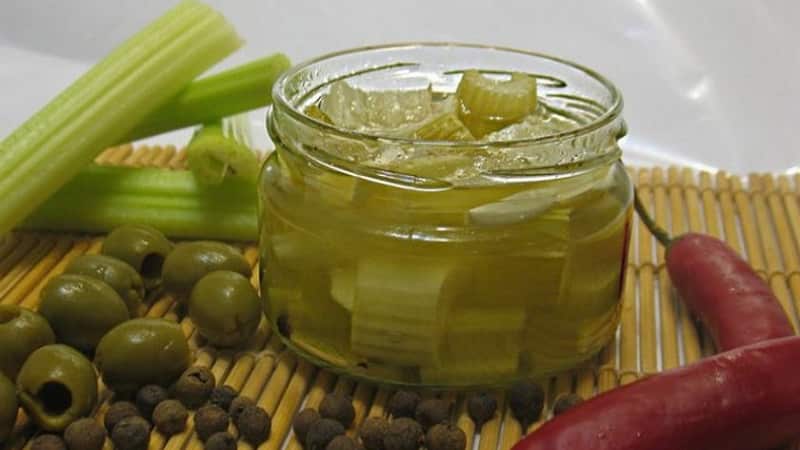The best recipes for stalked celery preparations for the winter