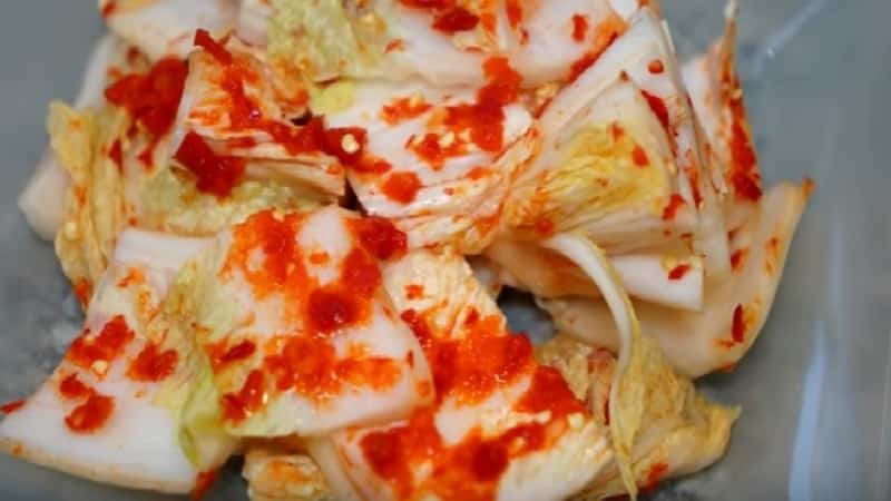 How to cook tasty and simple cabbage piluska in Korean