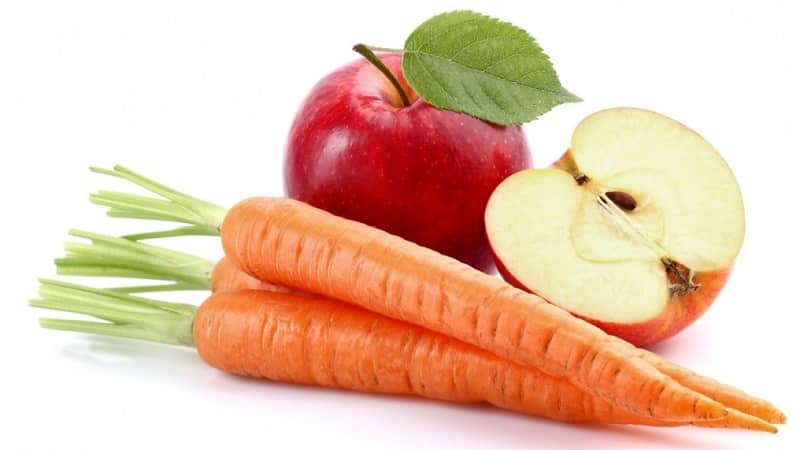 How to make delicious and healthy carrot-apple juice